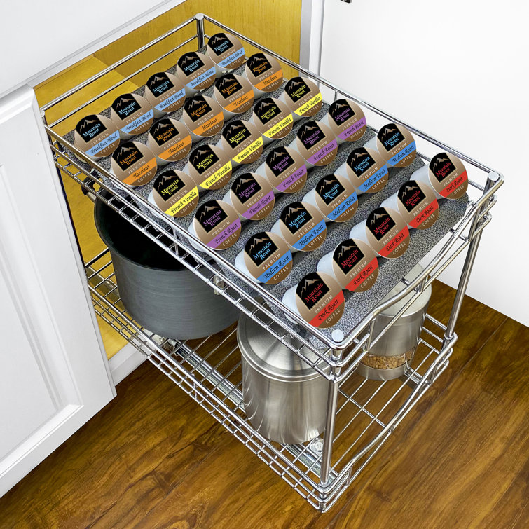 Lynk Professional® Kcup Rack Tray 6tier Heavy Gauge Steel Coffee Pod